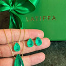Conjunto Gota Esmeralda
