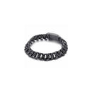 Pulseira Masculina Steel Black